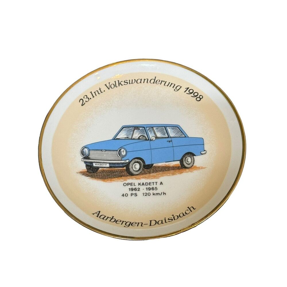 Opel Kadett A 23 Int Volkswanderung 1998 Car Plate Aarbergen-Daisbach 7” VW